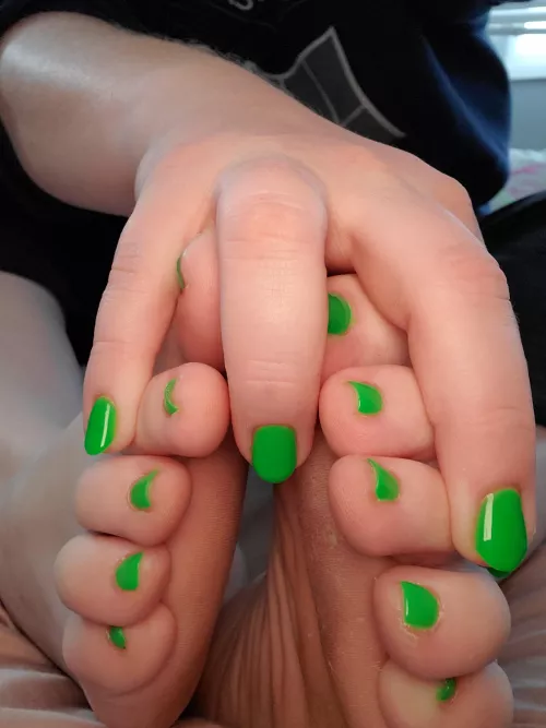 I got mani pedi for my birthday! these rough heels are rejuvenated! by This_Beezie