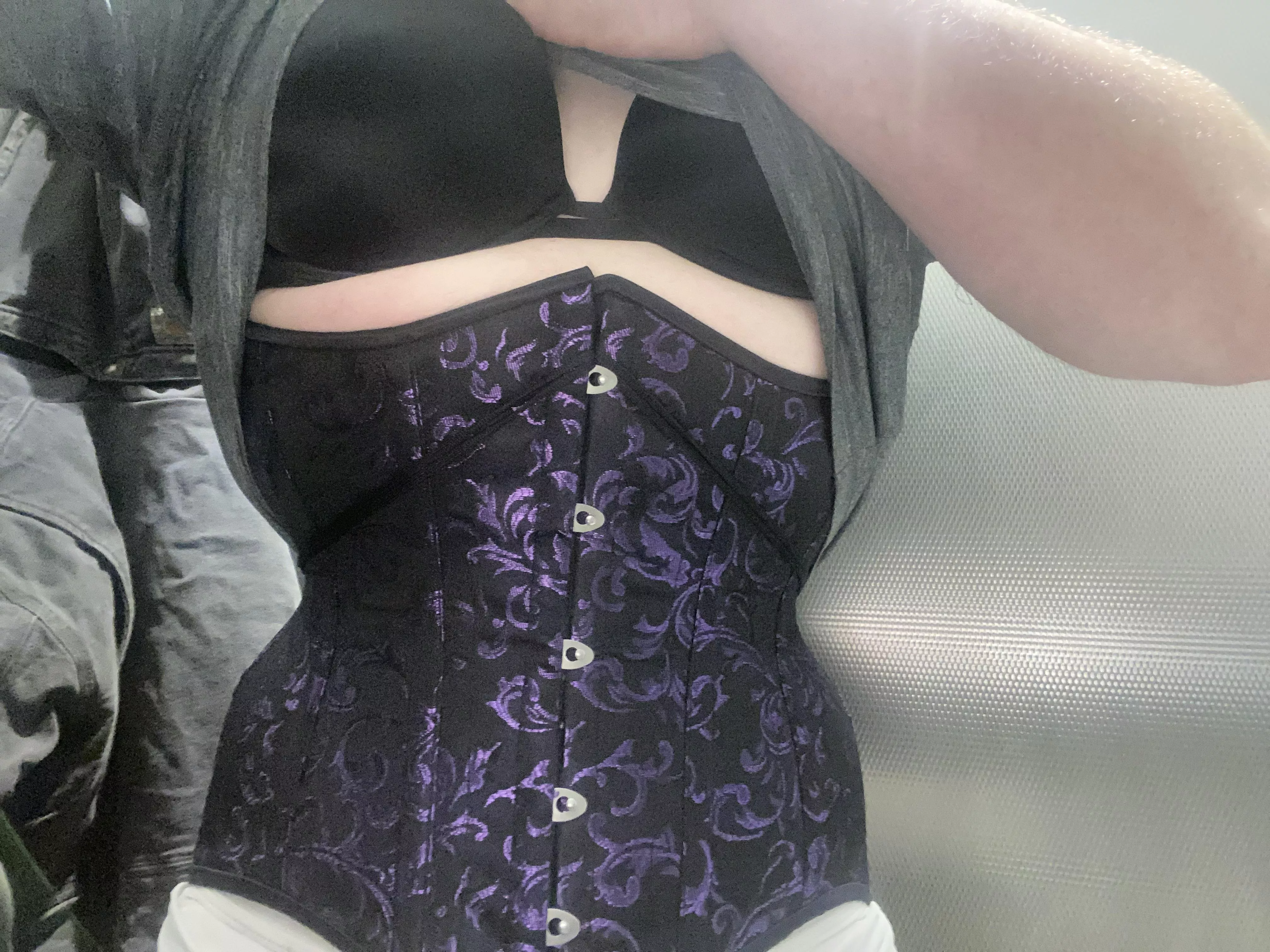 I got my corset!! I love how much shape it gives me!! Such a thrill having it on and feeling how it accentuates my hip movements when I walk. Loooove it. posted by Unlikely_Tonight_415