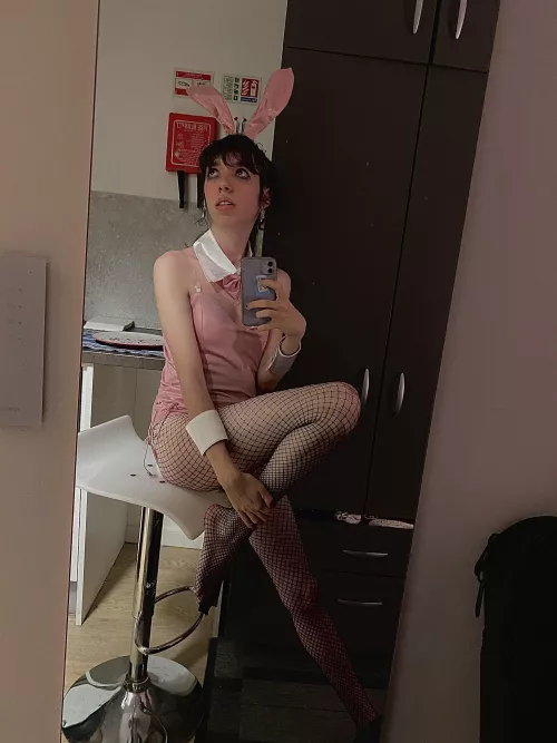 I got some encouragement from a previous post, so here’s me in a pink bunny outfit by SnorlaxiFGC