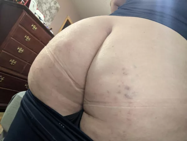 I got spanked! The other cheek is going to have a good bruise tomorrow by SirsPainSlut