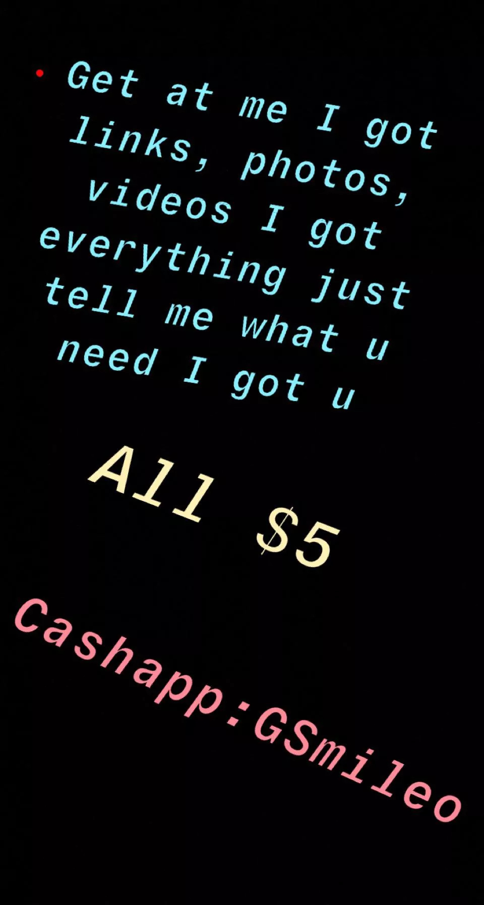 I got y’all inbox me posted by jjsavage602