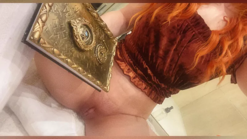 I guard my spell book very closely… 😈 [F] by SgtPup