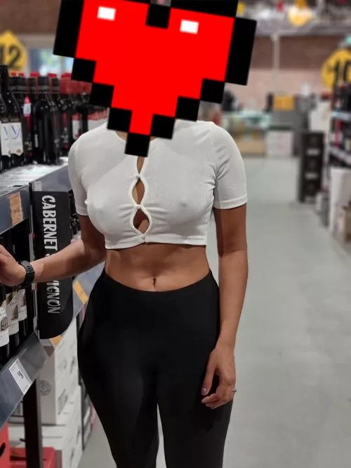 I guess i know why the cashier was so nice... by youngfitsydcouple