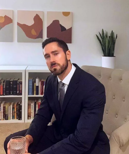 I had a pleasant dream last night in which I was wearing a suit. So, working from home today in a suit. Yeah. by Jeffocrat