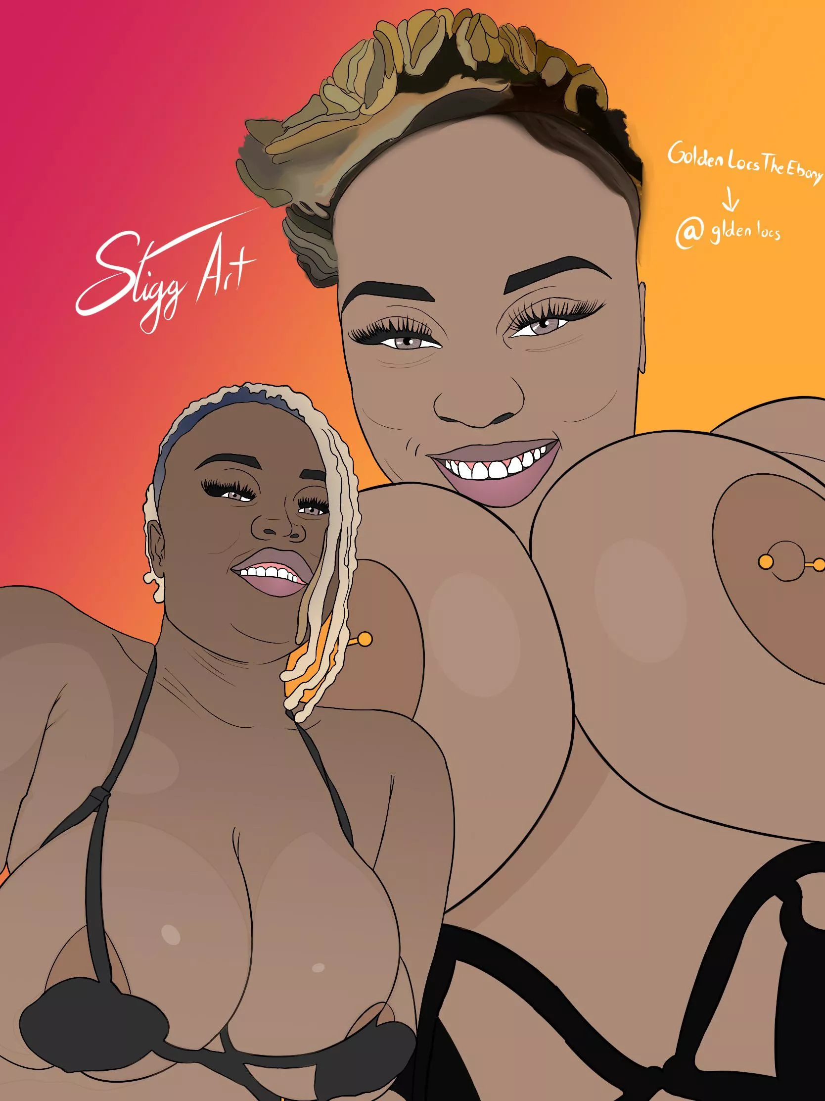 I had fun creating these beautiful works of art. Enjoy 🌹 posted by StiggArt