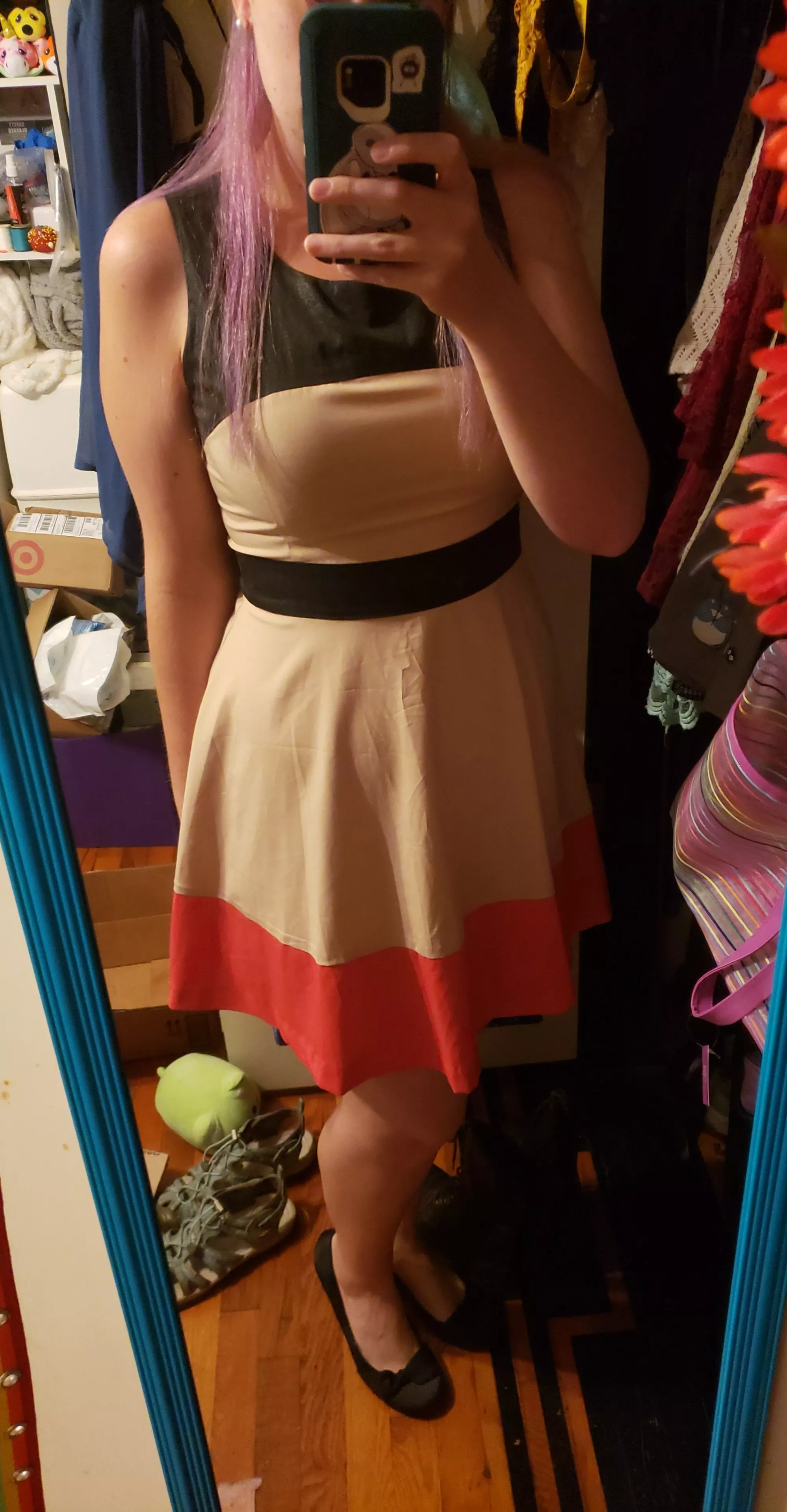 I had to be really big for a interview. It always feels like I'm playing dress up 😅 posted by a_littles_dungeon