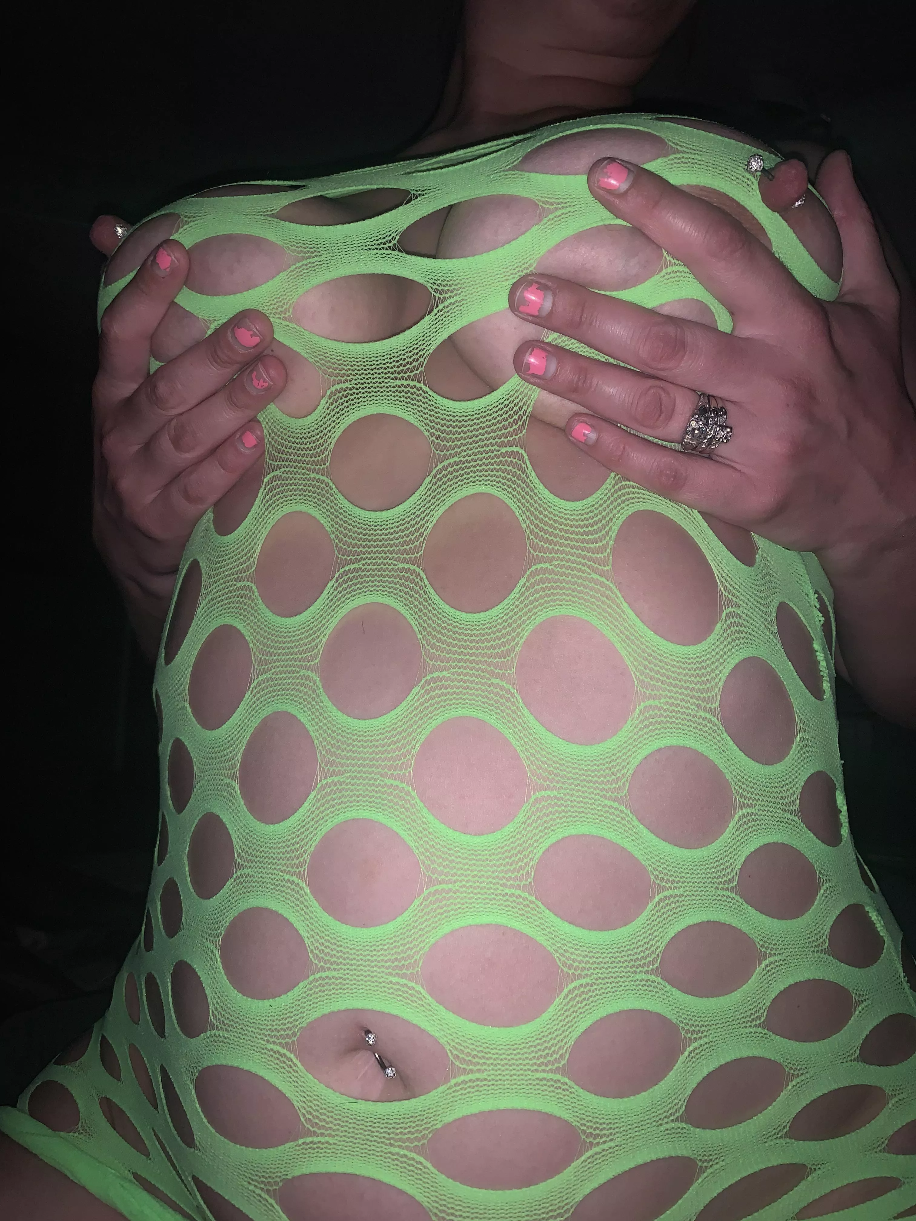 I have a fat cock in my pussy in this pic and it’s not my husbands posted by wifemarie