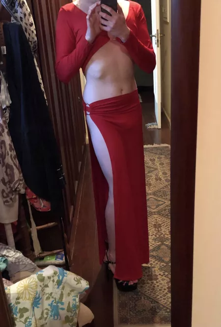 I have a small gift for you under my dress, would you like to unwrap it ? ❤️😘 by LolaWichita