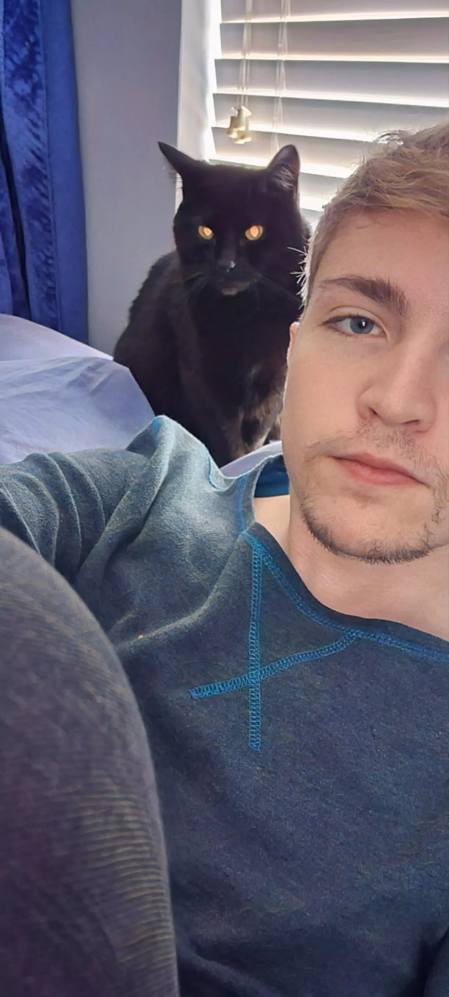 I have a visitor looks like I may be killed! 😰🤣 posted by Gaymerzen