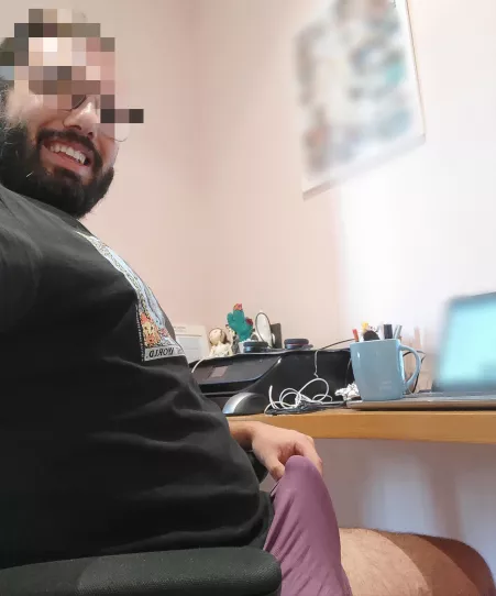 I hope I can keep my secret hidden in virtual meetings 😏😏😈😈😈🔥🔥 by Drareg2