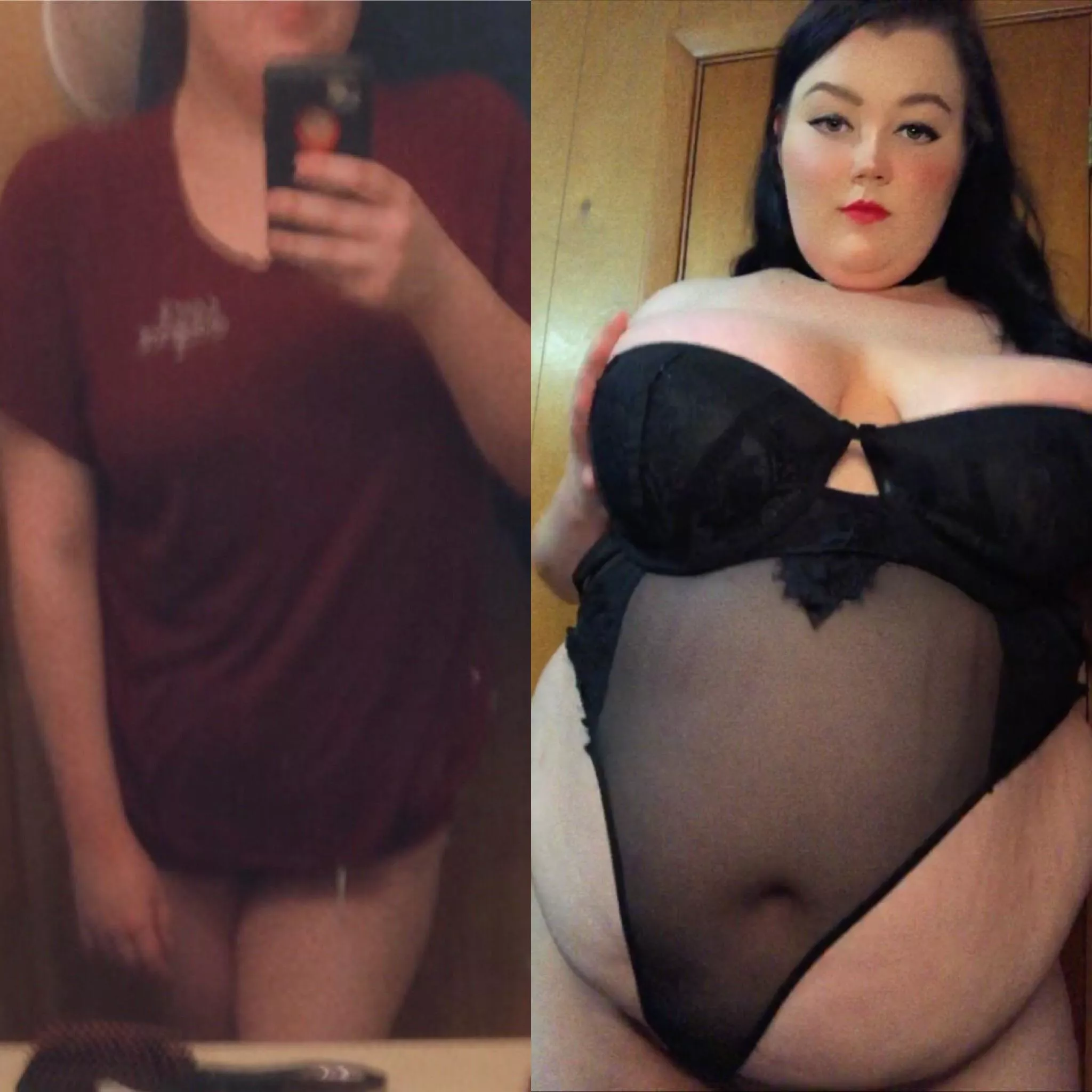 I hope it’s a little noticeable now. 🐷🥰 posted by FeedMeDaddyxoxo