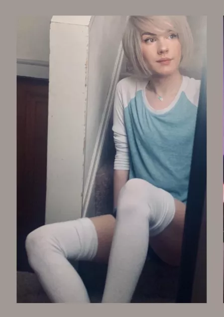 🤍💙I hope my socks are tall enough for this sub🤍💙 by DaniNebula