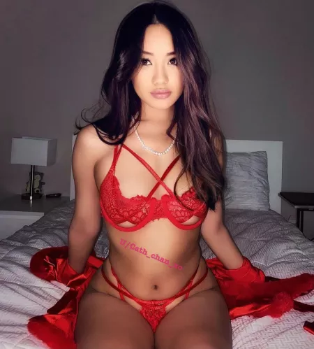 I hope red is your favourite colour 😜😈 by cath_chan_xo