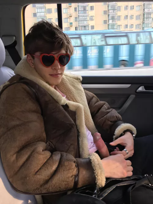 I hope the taxi driver didn’t notice haha 😅 by Mioduszewsky