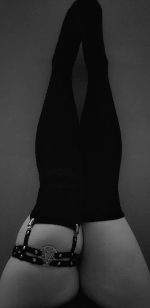 I hope these have earned me some thigh bites 🙈🐈‍⬛🥀 by foxxcii