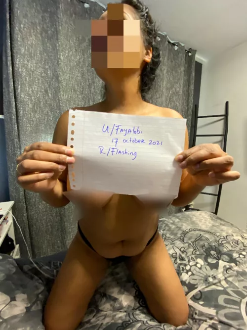 I hope this picture is good voor verification 😅 by Fayalobi