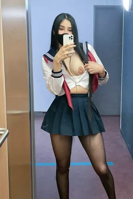 I hope you don't mind if I flash you at the elevator by ggsonlyxx