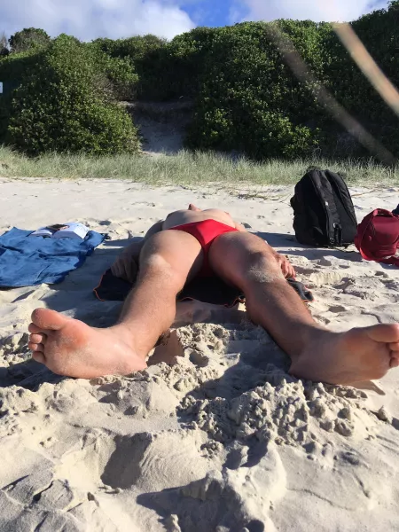 I hope you enjoy my sandy feet by WetSquirrel693