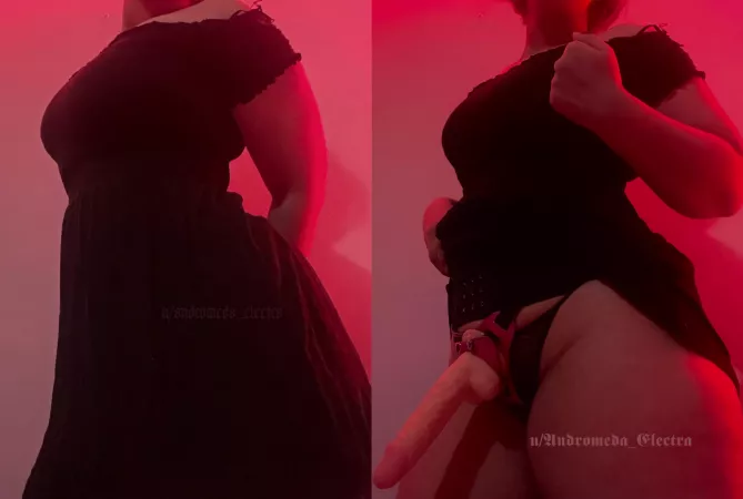 I hope you like surprises... spread it out for daddy!! by Andromeda_Electra