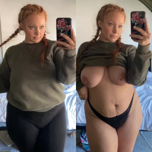 I hope you like what’s under my stay at home mom uniform by vivtheslag