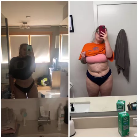 I just gained a little right guys ? 😅 by Fabulous-Albatross-1