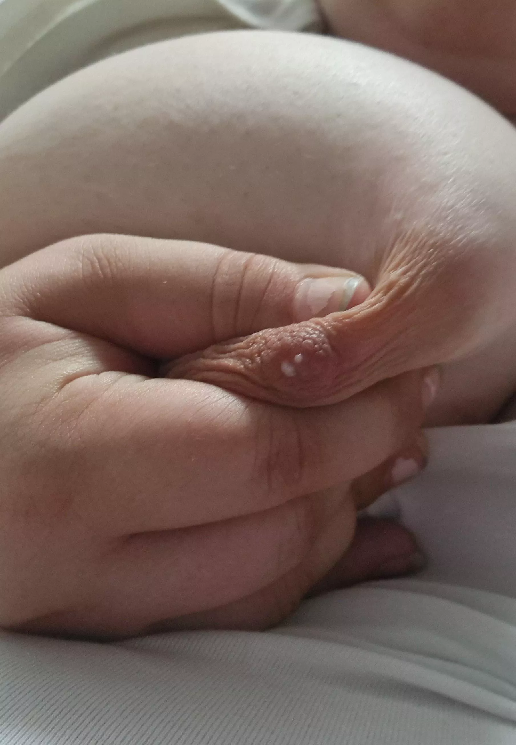 I just squeezed some out 😇 posted by JadeBennet98