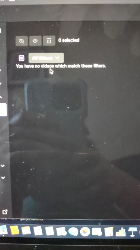 I just started streaming, and I'm trying to download my videos. I think I might be able to download the clips I uploaded, but I go into my video manager and get this message. I turned on auto archive on my streaming, so they're all saved somewhere I th by ledyBANG