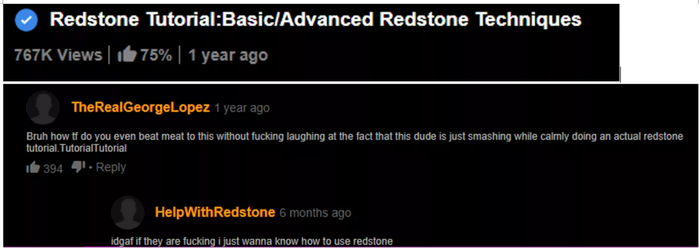 i just want the redstone, my guy by TobiCooki