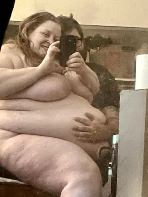 I keep the mirror by the bed to catch these adorable moments. I love us so much by bigambercrystal