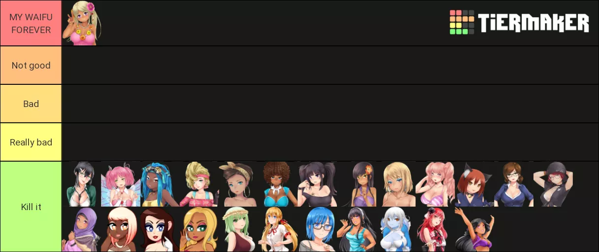 I know im late af but here's what was supposed to be my April fools tier list posted by Jediknight0341