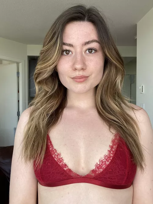 I know my cleavage isn’t the biggest, but I hope it can still make at least one of you smile today! by KatieKat1999x