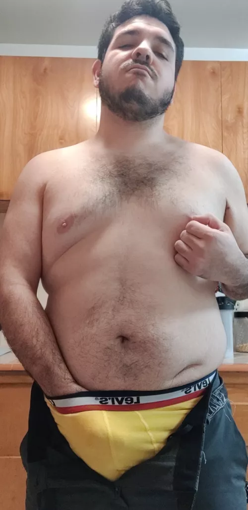 I know we love nudes, but I was feelin a little saucy and chunky in the kitchen this AM by GhirdorahsLeftHead