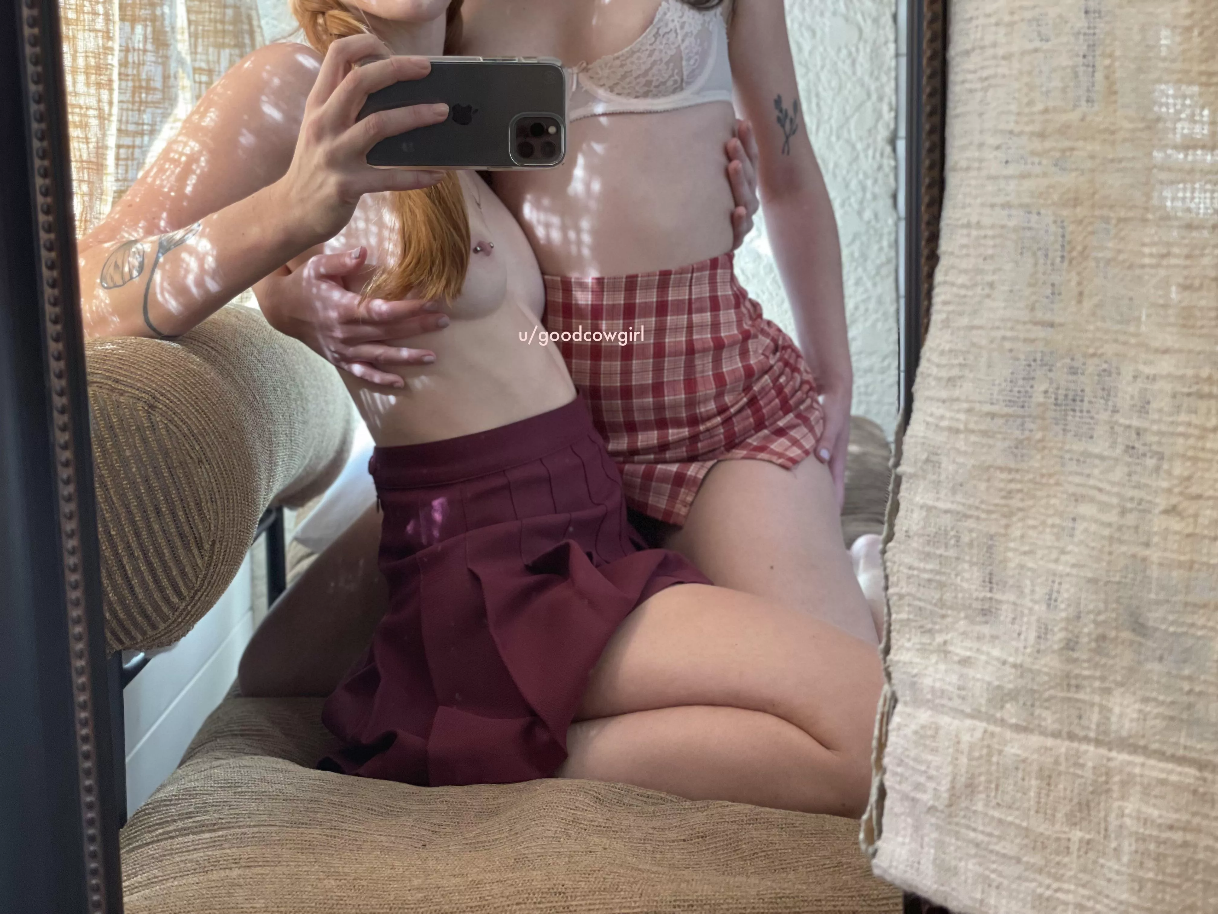 I know what’s better than one pale girl… two ;) posted by goodcowgirl