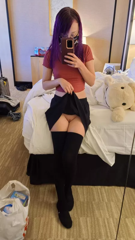 I know you like when I show you what's up my skirt 😈 by _mymindbreaks