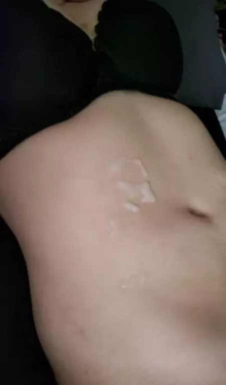 I let daddy cum on me whenever he pleases, and he never disappoints 🥰🥰 by DaddysLittleBunny42