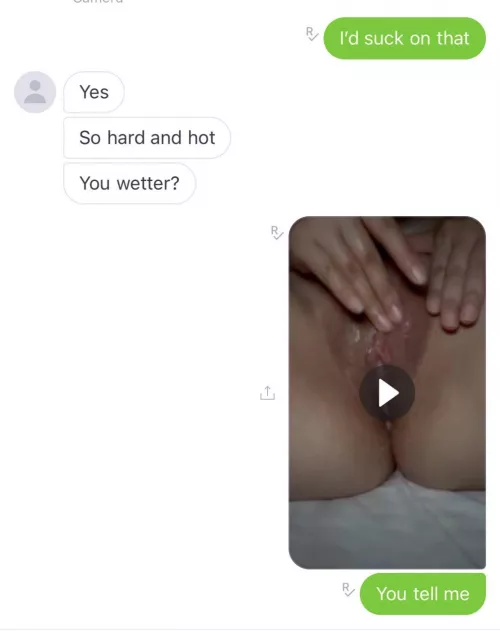 I let me wife text with a fellow redditor and damn…I can’t wait for later! by thesjs7883