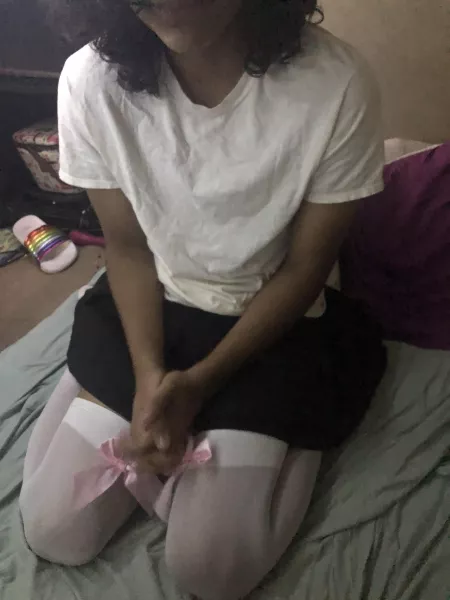 I let my girl bestfriend dress me like this I kinda like it but I doubt anyone will see this owo by idekoklol