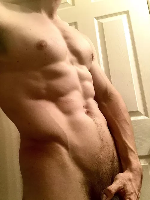 I like guys with a little more bush, but maybe I should trim a little? Thoughts? by OF-BrokeTwunk