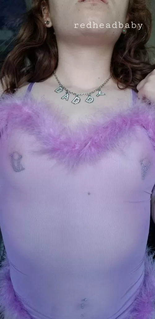 I like how my piercings look with this lingerie by redheadbaby_