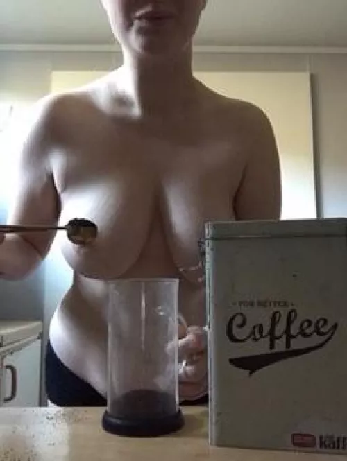 I like my coffee how I like my men; strong. ☕️ Haha, cheesy enough for you? Happy Monday CGWers! ✨ by MissMikkie