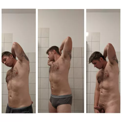 I like seeing my body under tension by BruderEnoch