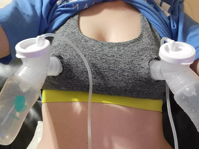 I like the tingly feeling of the pump... might have to masterbate with it later 🥵 by wildnaughtymom