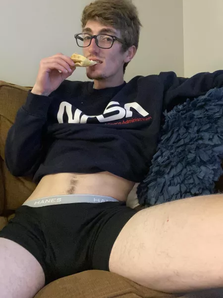 I like to eat in boxers 🍴🍴 by izzyb38