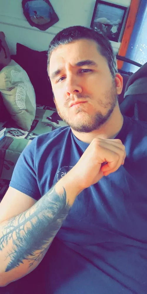 I liked the lighting on my face for once. Hit me up. by waywardtiercel