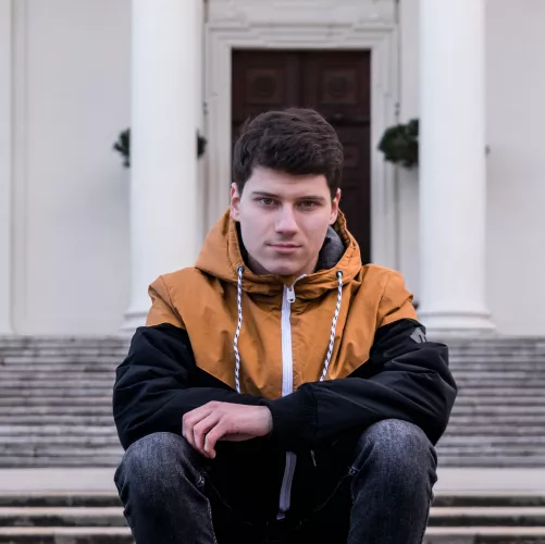 I look a lot more confident in this photo than I truly am, or maybe that's just 😳 by Oink_The_Boink