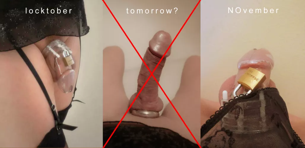 I looked so forward to tomorrow, but I've made up my mind, it's gonna be straight into NOvember.. by clairedenuit