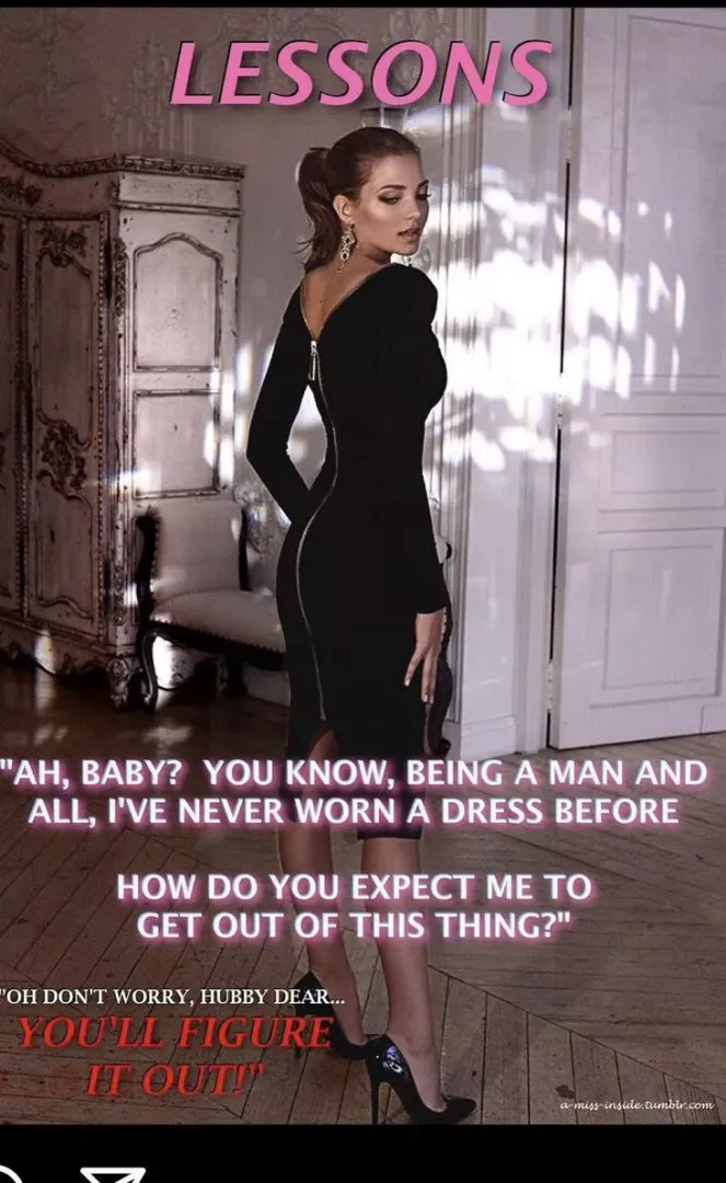 I loooooove knowing it’ll be a struggle to get out of some amazing form fitting dresses with back zippers. posted by Unlikely_Tonight_415