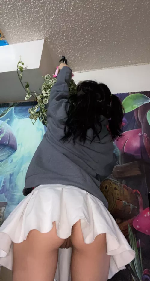 I love being a tease around the house 😇 by VanillaBunii