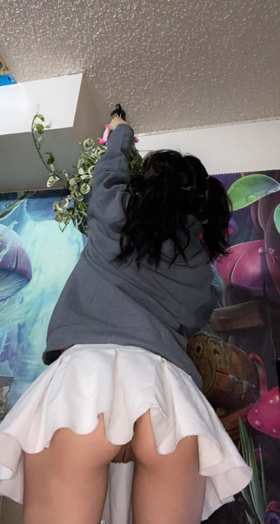 I love being a tease around the house 😇 posted by VanillaBunii