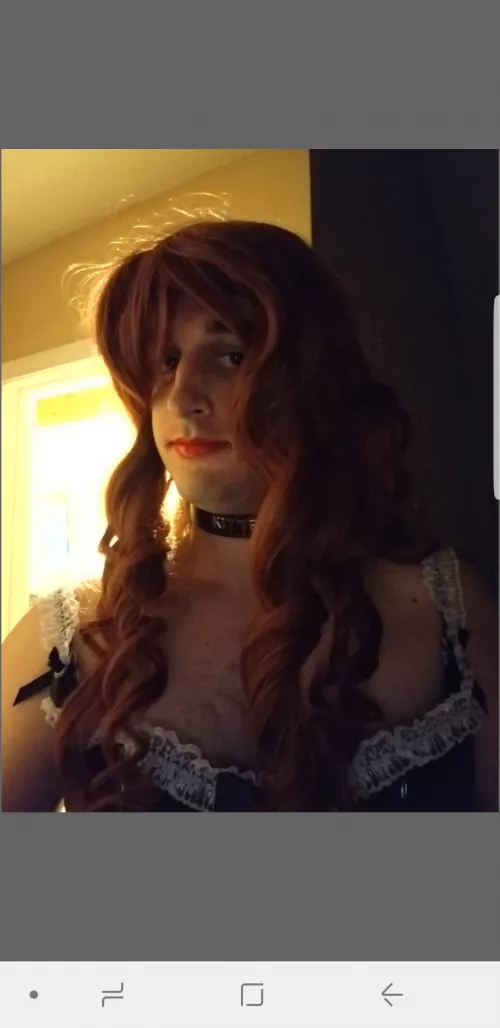 I love collars, this one used to belong to my ex! by kinkysissybondage